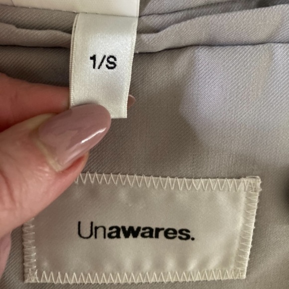 Unawares Men's Sport Coat Adjustable Buckle Destroyed Blazer Jacket Grey - Picture 5 of 16